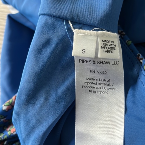 VERONICA BEARD SALIS HALTER SWIMSUIT SZ S 268$ - Picture 7 of 8